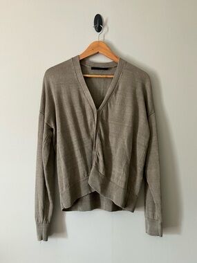 Jenni Kayne - 100% Natural Linen Boyfriend Cardigan Sweater